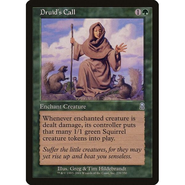 Magic: The Gathering Druid's Call (239) Lightly Played