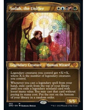 Magic: The Gathering Jodah, the Unifier (Showcase) (302) Lightly Played Foil