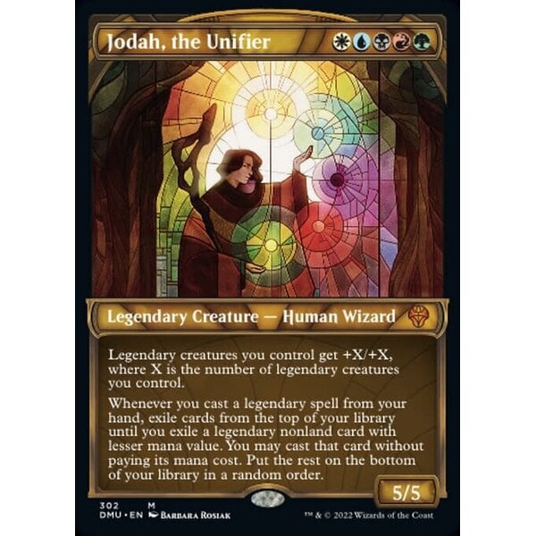 Magic: The Gathering Jodah, the Unifier (Showcase) (302) Lightly Played Foil