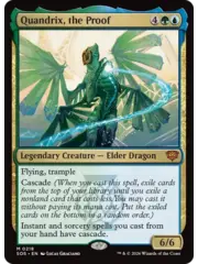 Magic: The Gathering Quandrix, the Proof (218) Lightly Played Foil