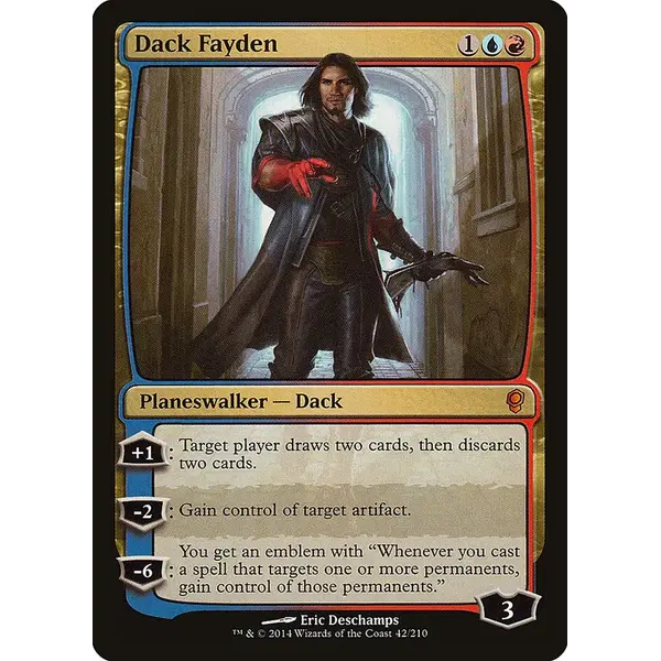 Magic: The Gathering Dack Fayden (042) Lightly Played