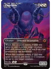 Magic: The Gathering Emptiness (Borderless) (294) Lightly Played