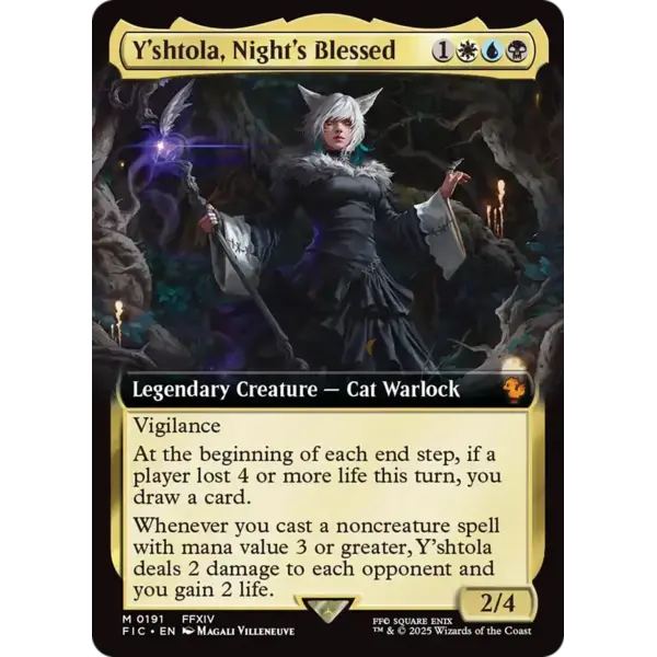 Magic: The Gathering Y'shtola, Night's Blessed (Extended Art) (191) Near Mint