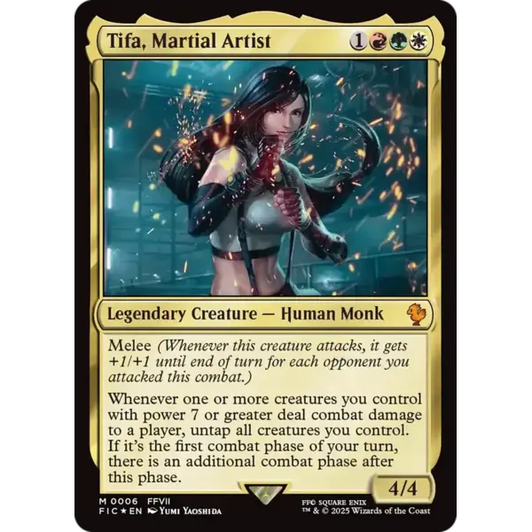 Magic: The Gathering Tifa, Martial Artist (006) Lightly Played