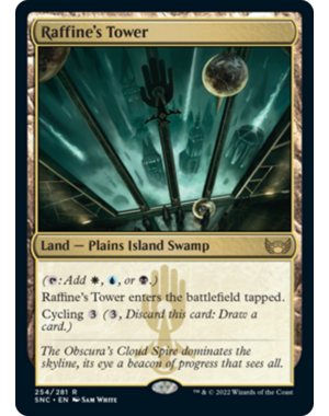 Magic: The Gathering Raffine's Tower (254) Near Mint Foil