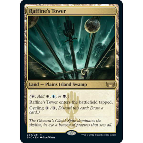 Magic: The Gathering Raffine's Tower (254) Near Mint Foil