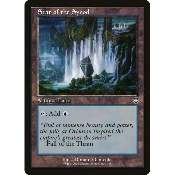Magic: The Gathering Seat of the Synod (198) Lightly Played
