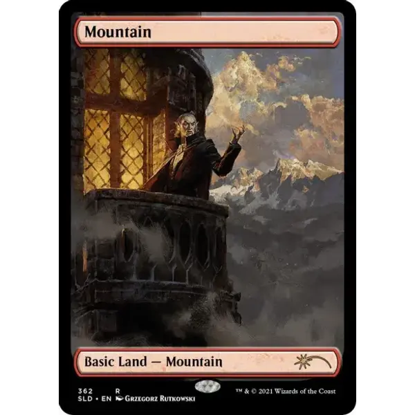 Magic: The Gathering Mountain (The Dracula Lands) Lightly Played Foil