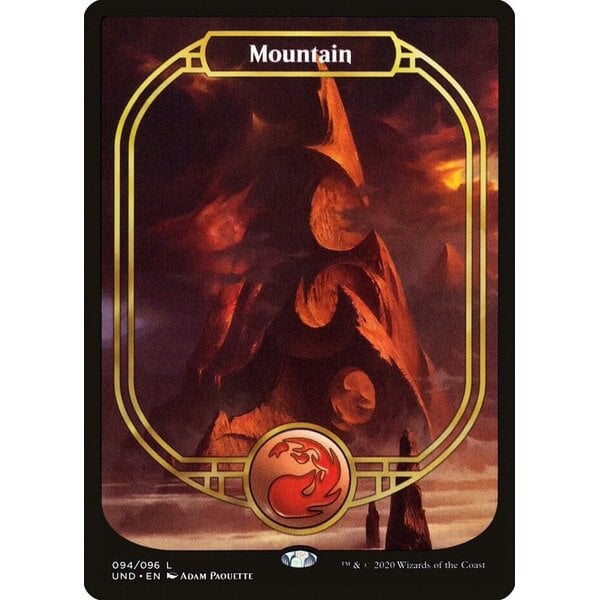Magic: The Gathering Mountain (Full Art) (094) Lightly Played Foil