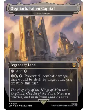 Magic: The Gathering Osgiliath, Fallen Capital - Kor Haven (368) Lightly Played