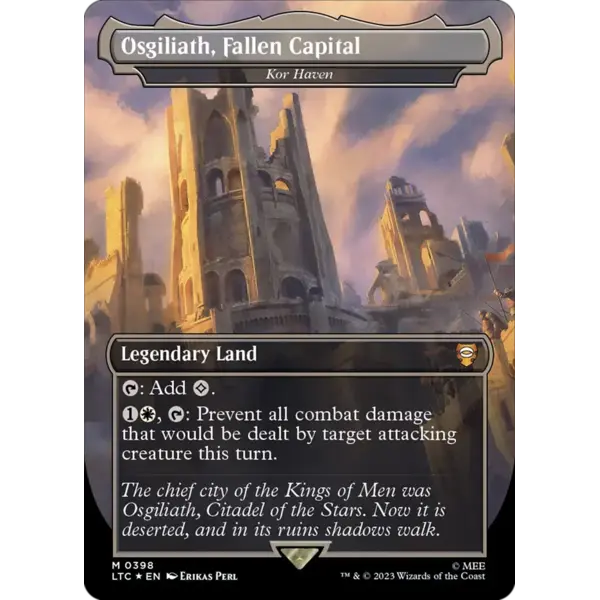 Magic: The Gathering Osgiliath, Fallen Capital - Kor Haven (368) Lightly Played