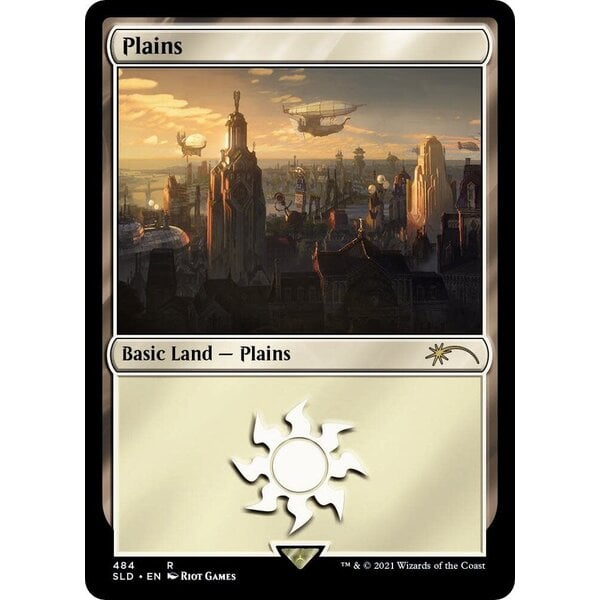 Magic: The Gathering Plains (484)  Lightly Played Foil