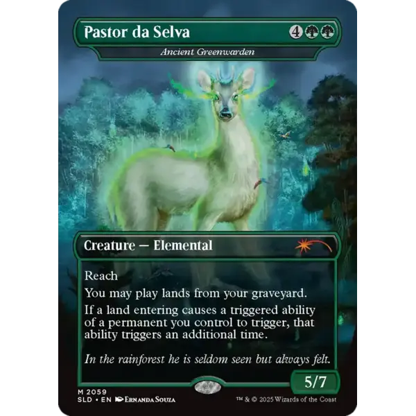 Magic: The Gathering Pastor da Selva - Ancient Greenwarden (2059) Near Mint