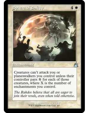 Magic: The Gathering Sphere of Safety (Retro Frame) (447) Lightly Played