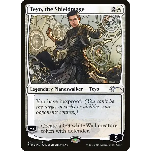 Magic: The Gathering Teyo, the Shieldmage (Stained Glass) (504) Lightly Played Foil