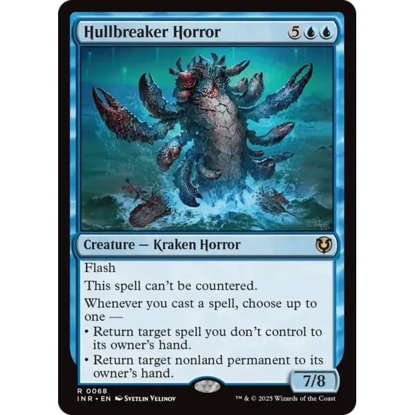 Magic: The Gathering Hullbreaker Horror (068) Lightly Played Foil