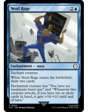 Magic: The Gathering Nerd Rage (034) Lightly Played Foil