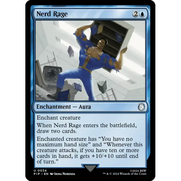 Magic: The Gathering Nerd Rage (034) Lightly Played Foil