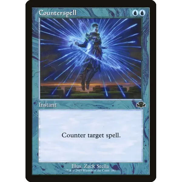 Magic: The Gathering Counterspell (Retro Frame) (281) Lightly Played Foil