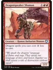 Magic: The Gathering Dragonspeaker Shaman (075) Lightly Played