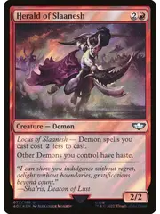 Magic: The Gathering Herald of Slaanesh (Surge Foil) (077) Lightly Played Foil