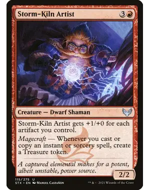 Magic: The Gathering Storm-Kiln Artist (115) Lightly Played