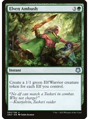 Magic: The Gathering Elven Ambush (092) Lightly Played