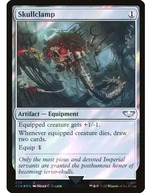 Magic: The Gathering Skullclamp (Surge Foil) (248) Lightly Played Foil