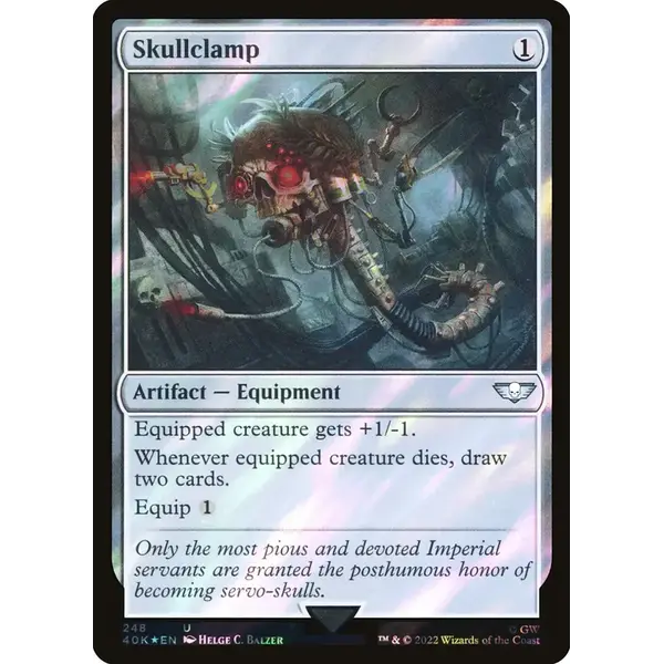 Magic: The Gathering Skullclamp (Surge Foil) (248) Lightly Played Foil