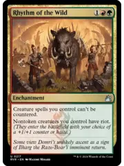 Magic: The Gathering Rhythm of the Wild (217) Lightly Played Foil