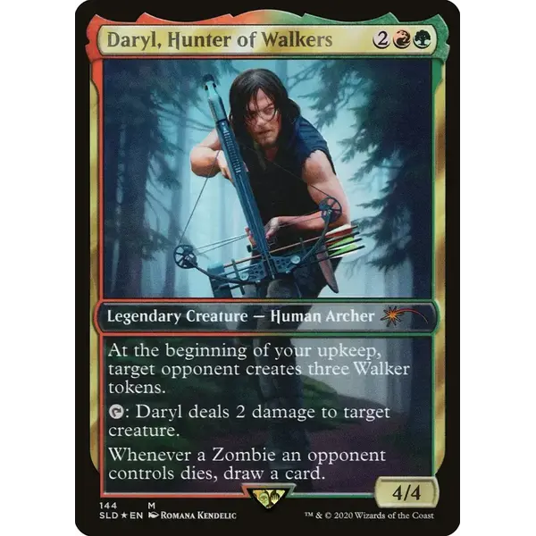 Magic: The Gathering Daryl, Hunter of Walkers (144) Near Mint Foil