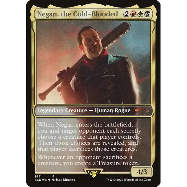 Magic: The Gathering Negan, the Cold-Blooded (147) Near Mint Foil