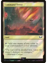 Magic: The Gathering Command Tower (Surge Foil) (272) Lightly Played Foil