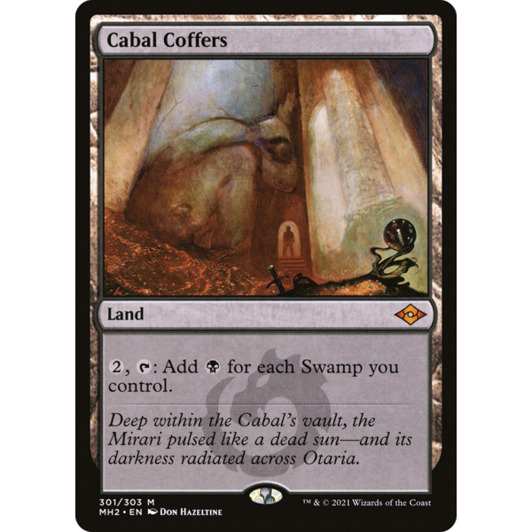 Magic: The Gathering Cabal Coffers (301) Lightly Played