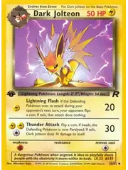 Pokemon Dark Jolteon (038) UNL Moderately Played
