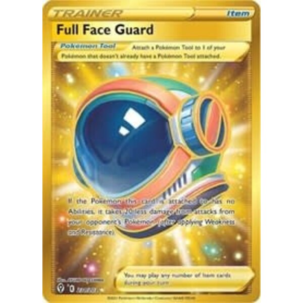 Pokemon Full Face Guard (Secret) (231) Lightly Played Holofoil