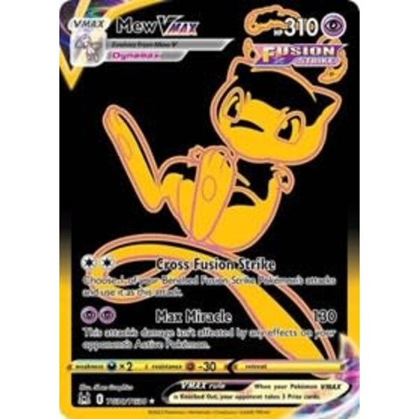 Pokemon Mew VMAX (Secret) (TG30) Near Mint Holofoil