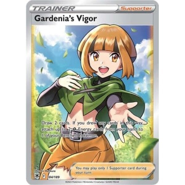 Pokemon Gardenia's Vigor (Full Art) (184) Lightly Played Holofoil