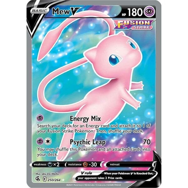Pokemon Mew V (Full Art) (250) Near Mint Holofoil