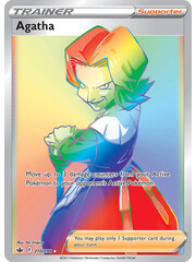 Pokemon Agatha (Secret) (210) Lightly Played Holofoil