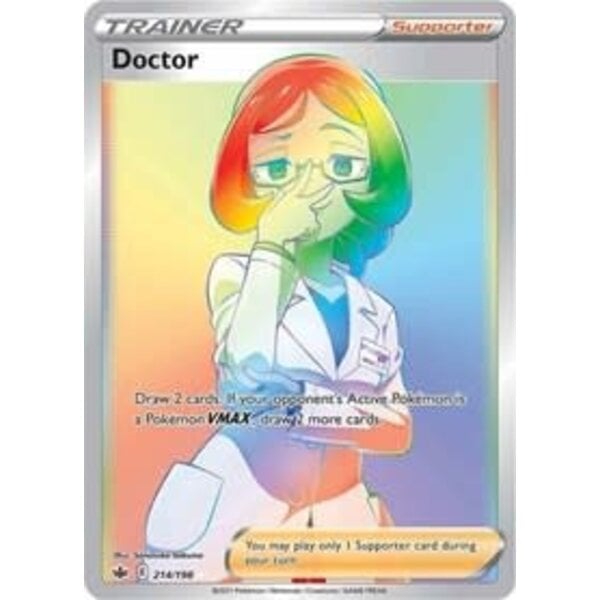 Pokemon Doctor (Secret) (214) Lightly Played Holofoil