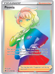Pokemon Peonia (Secret) (219) Lightly Played Holofoil