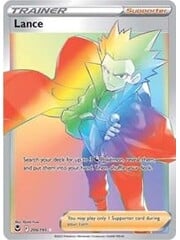 Pokemon Lance (Secret) (206) Lightly Played Holofoil