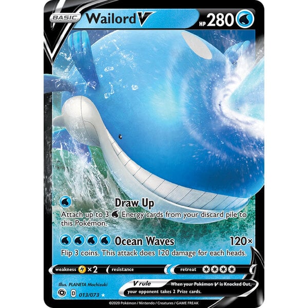 Pokemon Wailord V (013) Lightly Played Holofoil
