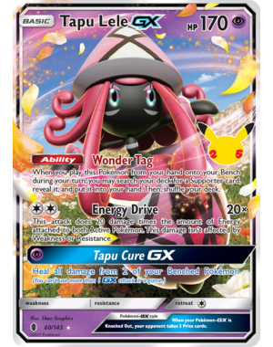 Pokemon Tapu Lele GX (060) Lightly Played Holofoil