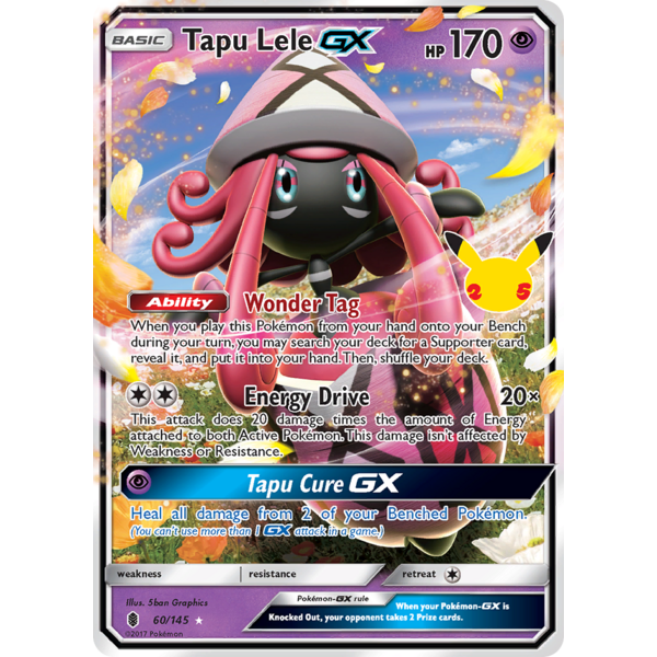 Pokemon Tapu Lele GX (060) Lightly Played Holofoil