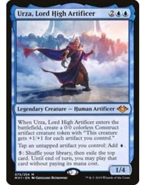 Magic: The Gathering Urza, Lord High Artificer (075) Lightly Played