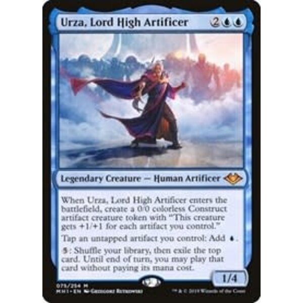 Magic: The Gathering Urza, Lord High Artificer (075) Lightly Played