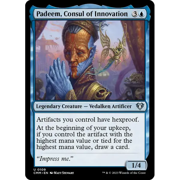 Magic: The Gathering Padeem, Consul of Innovation (059) Lightly Played Foil