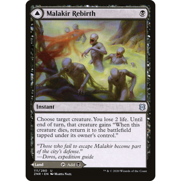 Magic: The Gathering Malakir Rebirth (111) Lightly Played